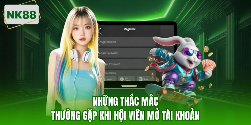 Những thắc mắc thường gặp khi hội viên mở tài khoản